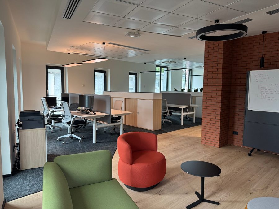 The PragmaTech open-space office in Legnano